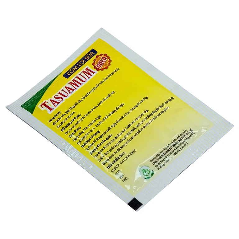 Cốm Lợi Sữa Tasuamum Hadu Pharma hỗ trợ lợi sữa, giúp tăng tiết sữa (20 túi)