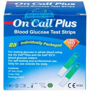 Que thử đường huyết On Call Plus (25 cái)