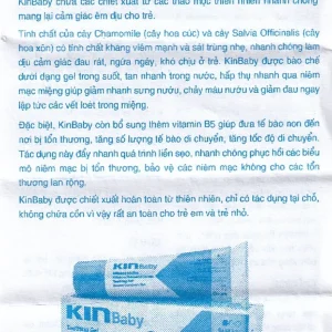 Gel Kin Baby Teething giảm đau sưng lợi và bảo vệ nướu không bị tổn thương (30ml)