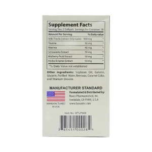 Viên uống Liver Plus UBB tăng cường chức năng gan, bảo vệ tế bào gan (60 viên)