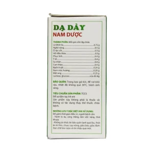 Bột uống Dạ Dày Nam Dược hỗ trợ điều trị viêm loét dạ dày, tá tràng (12 gói)