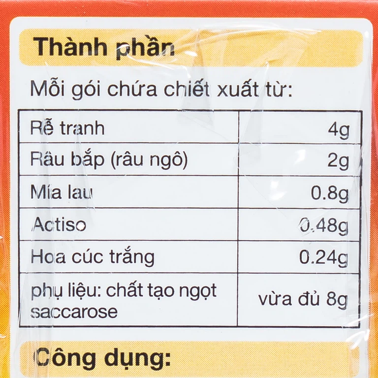 Bột thảo mộc Thanh Nhiệt ADC lợi tiểu, mát gan, giảm loét miệng (10 gói x 8g)