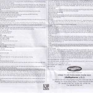 Thuốc Savi Rosuvastatin 5 điều trị tăng cholesterol máu (3 vỉ x 10 viên)