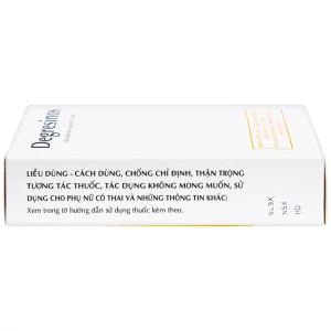 Thuốc Degresinos Thành Nam điều trị nhiễm amip đường ruột (4 vỉ x 25 viên)