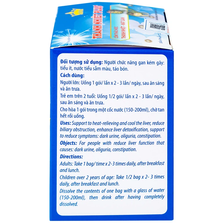 Cốm thảo mộc Thanh Nhiệt Plus Kingphar thanh nhiệt, mát gan (6 gói x 7g)