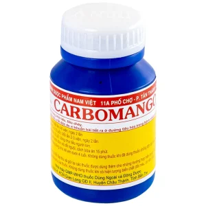 Thuốc Carbomango Nam Việt điều trị đau bụng, khó tiêu, tiêu chảy (100 viên)