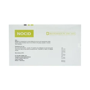 Viên uống Nocid Kalbe bổ sung acid amin cho cơ thể (10 vỉ x 10 viên)