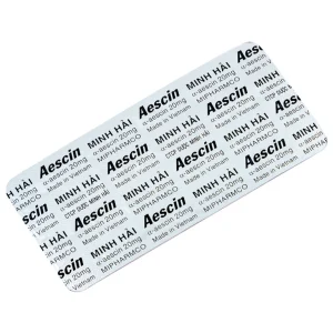 Thuốc Aescin 20mg điều trị thiểu năng tĩnh mạch mãn tính, giãn tĩnh mạch chân, trĩ (3 vỉ x 30 viên)