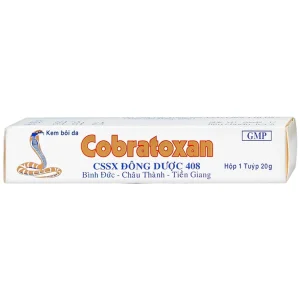 Kem xoa nọc rắn Cobratoxan 20g Cửu Long tác dụng điều trị đau xương khớp (10 tuýp)