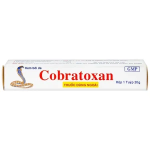 Kem xoa nọc rắn Cobratoxan 20g Cửu Long tác dụng điều trị đau xương khớp (10 tuýp)