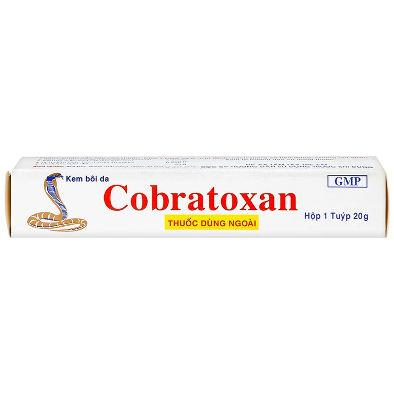 Kem xoa nọc rắn Cobratoxan 20g Cửu Long tác dụng điều trị đau xương khớp (10 tuýp)