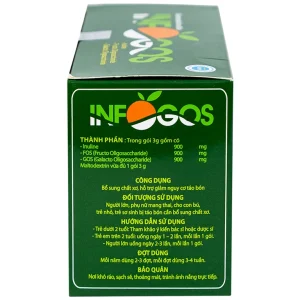 Bột hòa tan Infogoss 3g IAP chứa chất xơ hỗ trợ chống táo bón (30 gói)