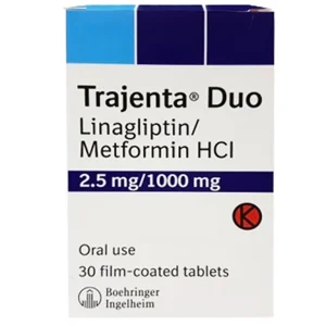 Thuốc Trajenta Duo 2.5mg/1000mg Boehringer điều trị đái tháo đường típ 2 (3 vỉ x 10 viên)