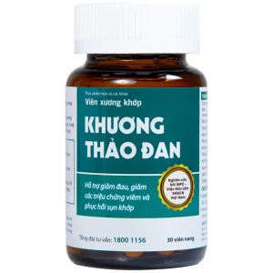 Viên xương khớp Khương Thảo Đan hỗ trợ làm trơn khớp và phục hồi sụn khớp (30 viên)