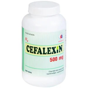 Thuốc Cefalexin 500mg Domexco điều trị nhiễm khuẩn (200 viên)