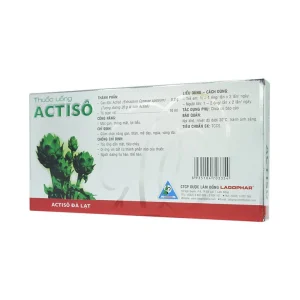 Thuốc uống Actiso Ladophar mát gan, thông mật, lợi tiểu (10 ống x 10 ml)