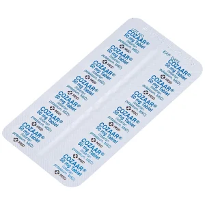 Thuốc Cozaar 50mg MSD điều trị tăng huyết áp (2 vỉ x 14 viên)