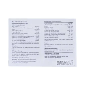 Viên uống Revetize hỗ trợ da, tóc và móng chắc khỏe (30 viên)