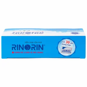 Hỗn hợp rửa mũi Rinorin chăm sóc và bảo vệ mũi xoang (30 gói)