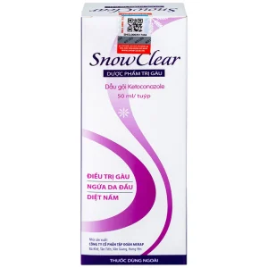 Hỗn dịch Snowclear Merap điều trị gàu, ngứa da đầu, diệt nấm (50ml)