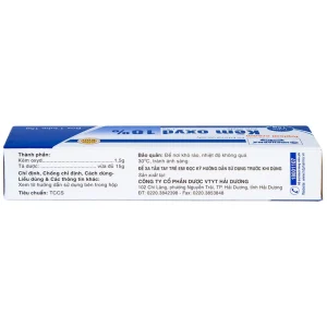 Kem bôi da Kẽm Oxyd 10% HDPharma điều trị các bệnh da và nhiễm khuẩn da (15g)