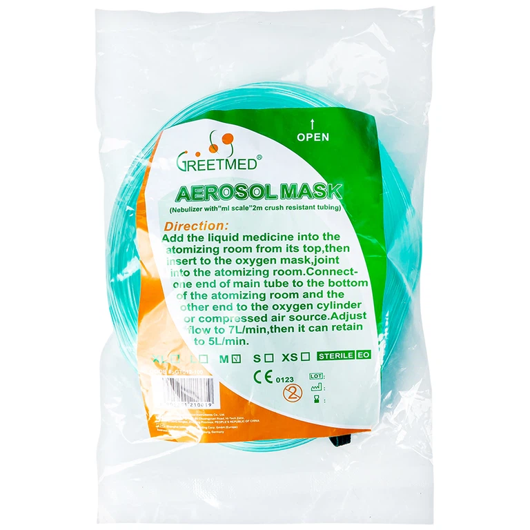 Mặt nạ xông khí dung Aerosol Mask Greetmed size M