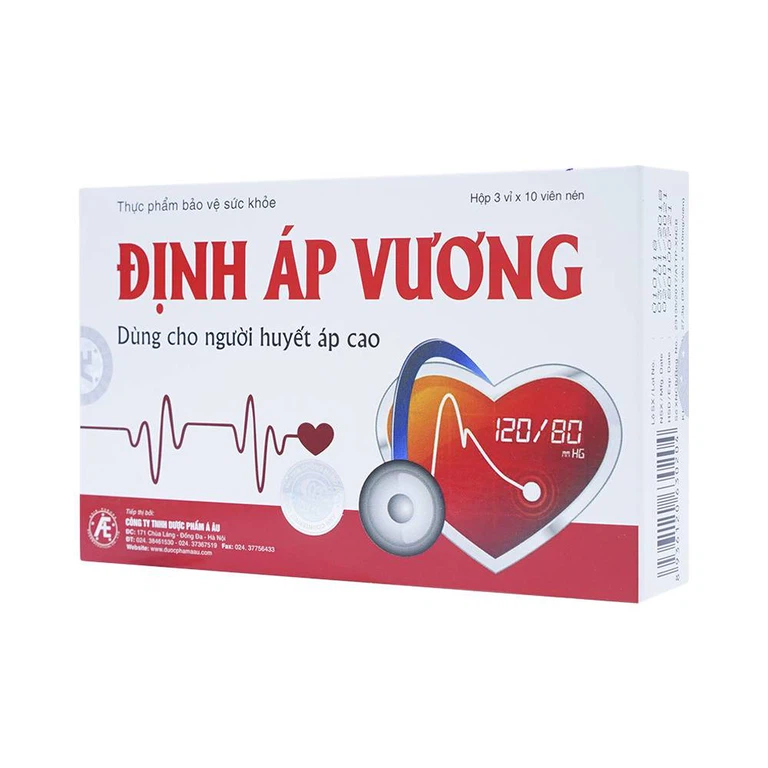 Viên uống Định Áp Vương IMC hỗ trợ làm giảm lipid máu (3 vỉ x 10 viên)