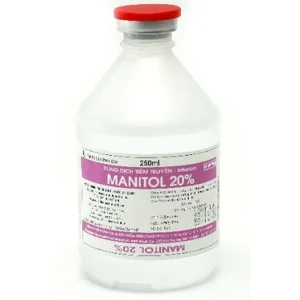 Dịch truyền Mannitol 20% Fresenius Kab phòng hoại tử thận cấp do hạ huyết áp, thiểu niệu sau mổ (250ml)