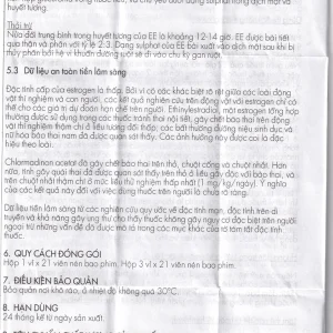 Thuốc tránh thai hằng ngày Belara Gedeon (1 vỉ x 21 viên)