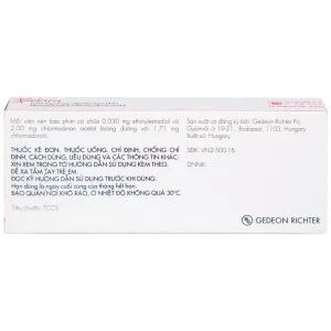 Thuốc tránh thai hằng ngày Belara Gedeon (1 vỉ x 21 viên)