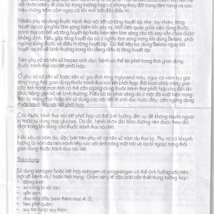 Thuốc tránh thai hằng ngày Belara Gedeon (1 vỉ x 21 viên)