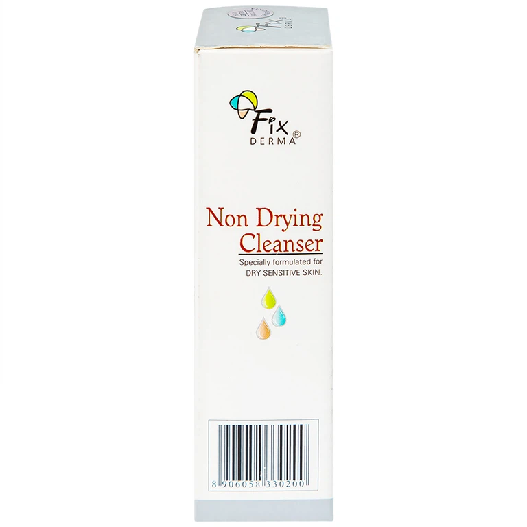 Sữa rửa mặt Fixderma Non Drying Cleanser làm sạch sâu bụi bẩn, dầu nhờn và vi khuẩn (60g)
