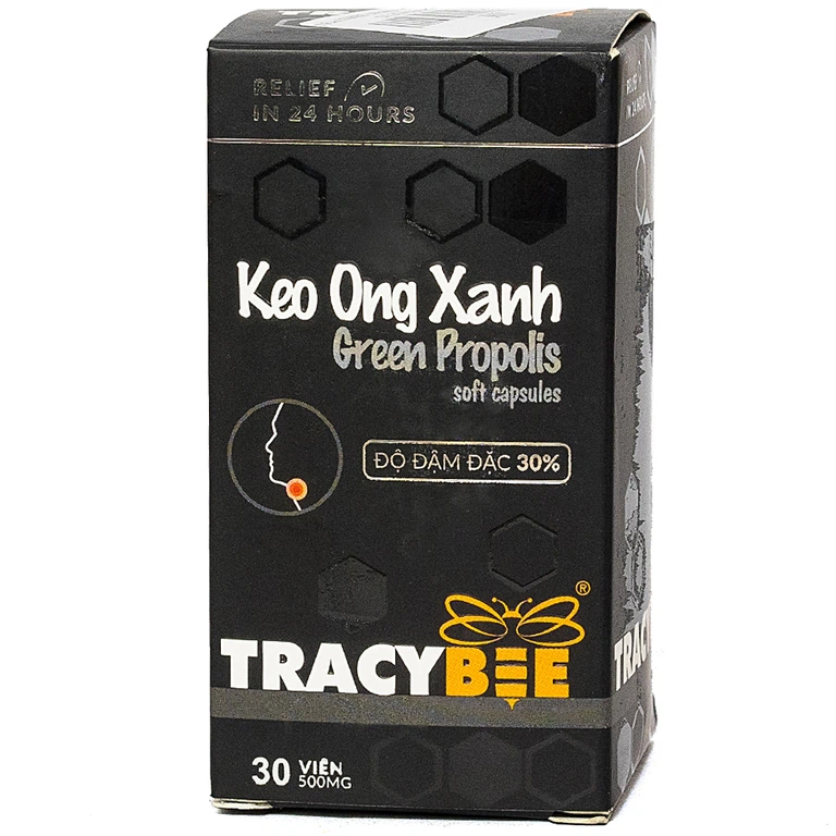 Viên uống Keo Ong Xanh Propolis Tracybee bổ sung kháng thể tự nhiên của keo ong (30 viên)