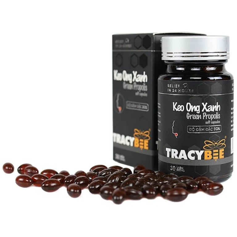 Viên uống Keo Ong Xanh Propolis Tracybee bổ sung kháng thể tự nhiên của keo ong (30 viên)