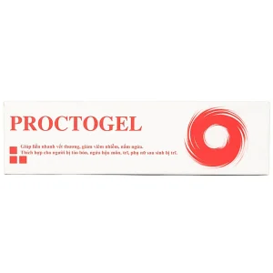 Gel Proctogel Bimex liền vết thương, giảm viêm nhiễm, nấm ngứa cho người táo bón, trĩ, ngứa hậu môn (20g)