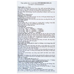 Siro Fitobimbi Isilax Concentrato Fluido Pharmalife nhuận tràng, hỗ trợ giảm táo bón cho trẻ (200ml)