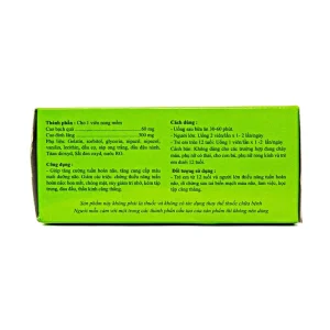 Viên uống Hoạt Huyết Dưỡng Não Abipha tăng cường tuần hoàn não (5 vỉ x 10 viên)