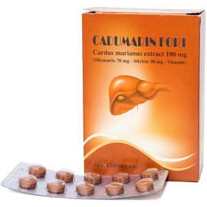 Viên uống Cadumarin Fort Mediphar bổ gan, bảo vệ tế bào gan (10 vỉ x 10 viên)