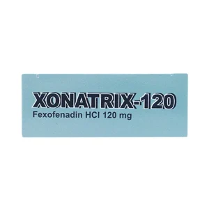 Thuốc Xonatrix-120 DaviPharm điều trị triệu chứng viêm mũi dị ứng theo mùa (3 vỉ x 10 viên)