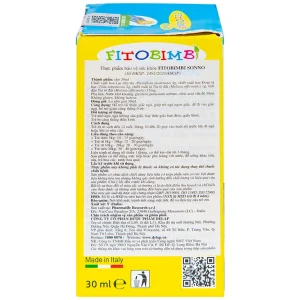 Dung dịch Fitobimbi Sonno Pharmalife hỗ trợ cải thiện giấc ngủ (30ml)