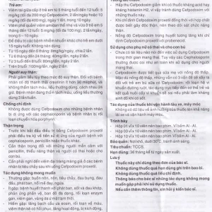 Thuốc Fixnat 100 Hasan điều trị nhiễm khuẩn (3 vỉ x 10 viên)