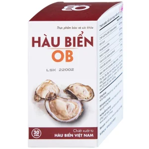 Tinh chất hàu biển OB Phil Inter Pharma hỗ trợ tăng cường sinh lực, cải thiện sinh lý nam (30 viên)