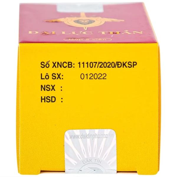 Viên uống Đại Lực Thần Đắk Tín hỗ trợ tăng cường sinh lực, bồi bổ nguyên khí (2 viên)