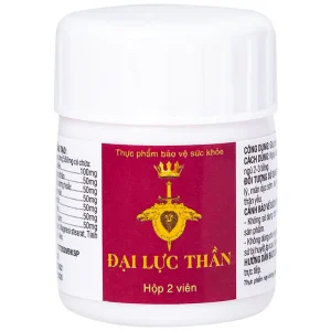 Viên uống Đại Lực Thần Đắk Tín hỗ trợ tăng cường sinh lực, bồi bổ nguyên khí (2 viên)