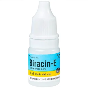 Thuốc nhỏ mắt Biracin-E Bidiphar điều trị các nhiễm khuẩn mắt do các chủng nhạy cảm (5ml)