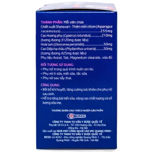 Viên uống Ích Mẫu Lợi Nhi IMC hỗ trợ tăng tiết sữa, tăng lượng sữa mẹ (60 viên)