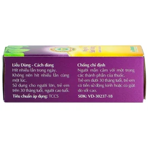Ống hít Sao Vàng Danapha điều trị nghẹt mũi, sổ mũi, ho (1.5g)