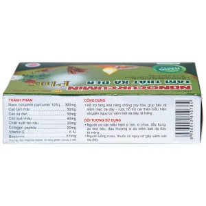 Viên uống Nanocurcumin Tam Thất Xạ Đen Plus giảm viêm loét dạ dày, tá tràng (3 vỉ x 10 viên)