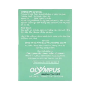 Cốm Olymdiges Gold Olympus bổ sung men tiêu hóa và các vi khuẩn có lợi đường ruột (20 gói x 3g)