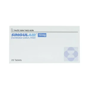 Thuốc Singulair 10mg MSD điều trị hen phế quản mạn tính (2 vỉ x 14 viên)